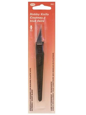 Testors 281202 Disposable Hobby Knife, Gray, 5 In.