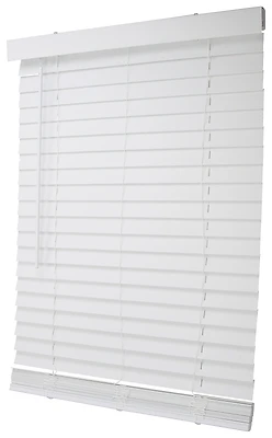 Fwmb-26 Cordless Faux Wood Mini Blind, 72 In L X 29 In W, White