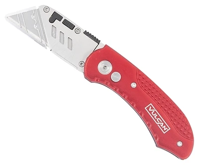 Vulcan KL007 Folding Utility Knife, Aluminum Handle, 2-3/8 in Blade