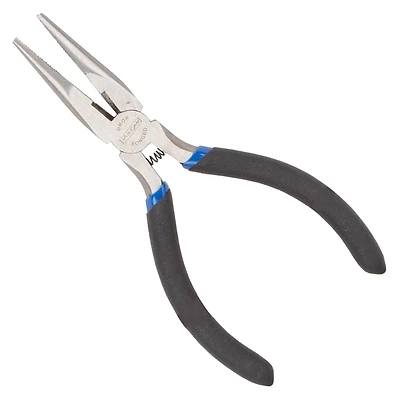 4.5 Inch Long Nose Miniature Plier With Comfort Grips And Wire Cutter