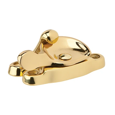 Schlage 07MB-605 Window Sash Lock, Solid Brass, 2-5/8 In