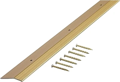 0.38 H X 36 In. Satin Brass Aluminum Carpet Trim