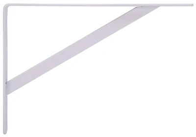 Heavy Duty Shelf Bracket 16 X 10 Inch White Steel Construction