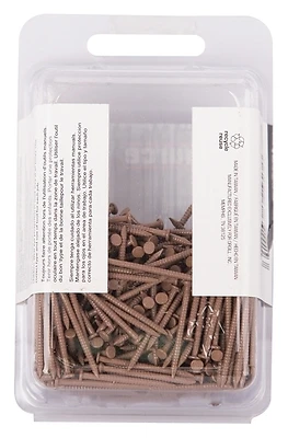 Prosource Panel Board Nails, 1 In, Brown, 6 Oz