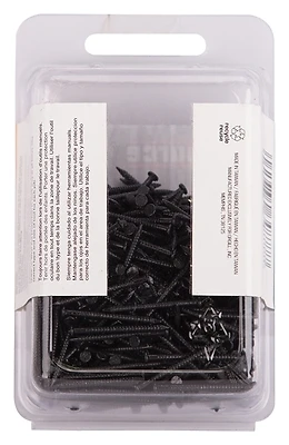 1 Inch Black Nail Panel - 6 Ounce Pack For Roofing And Drywall