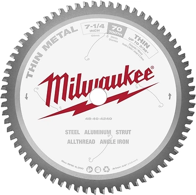 7-1/4 In. D X 5/8 In. Carbide Tipped Circular Saw Blade 70 Teeth 1 Pk