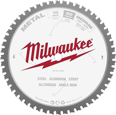 10 In. D X 5/8 In. Carbide Tipped Circular Saw Blade 50 Teeth 1 Pk