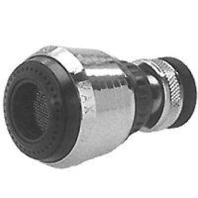 Whedon Su4f Dual Thread Swivel Spray Aerator, Chrome Plated, 12 Pk