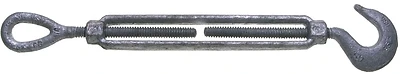Galvanized Steel Turnbuckle 2250 Lb Capacity With Hook And Eye End Fittings