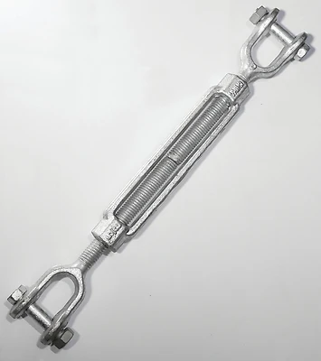 Galvanized Steel Turnbuckle 1/2 In. X 9 In. 2200 Lb. Capacity