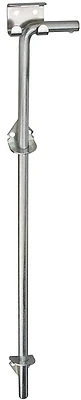 N151-985 5/8" X 24" Zinc Plated Adjustable Throw Cane Bolt