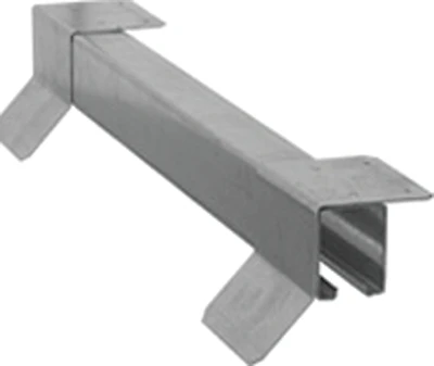12ft Galvanized Steel Rail Barn Door With Mounting Brackets, 450 Lb Capacity