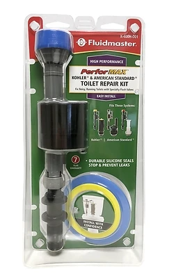 Fluidmaster K-400H-001-P5 PerforMAX Fill Valve and Seal Kit, Silicon