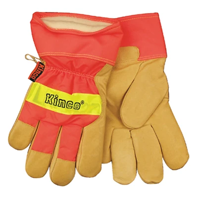 Men's Outdoor Hi-viz Work Gloves Orange Xl With Heatkeep Lining
