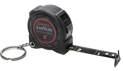 Nite Eye Tape Measure Keychain, 1/2 In. x 8 Ft.
