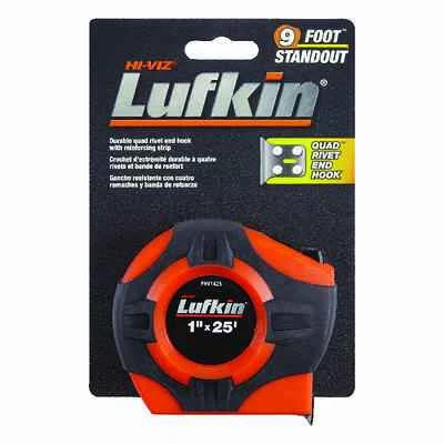 25 Ft. L X 1 In. W Hi-viz Tape Measure Orange, Model Phv1425, 1 Pk
