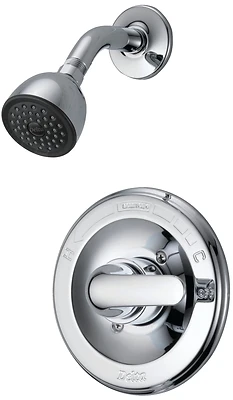 Classic Single-handle 1-spray Shower Faucet In Chrome With Valve Included