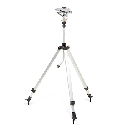 Gilmour 819003-1001 Metal Tripod Base Impulse Sprinkler, 8500 Sq Ft, 58 In