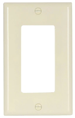 Eaton 2151LA-BOX 1-Gang Wallplate, Light Almond, 4-1/2 x 2-3/4 in
