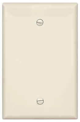 1-gang Blank Wall Plate In Light Almond - Model Pj13la