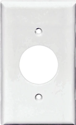 Pj7w Mid-size Wallplate 1-gang 15/20a White 25 Pk Polycarbonate