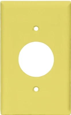 Pj7v Mid-size 1-gang Wall Plate, Ivory, 25 Pk, 4-7/8 In X 4-15/16 In