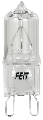 Feit Electric BPQ40/G9 Dimmable Halogen G9 Bulb, 40W, Clear