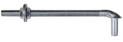 Bolt Hook Utility Gate, 5/8 X 12 Inches, Zinc-plated Metal