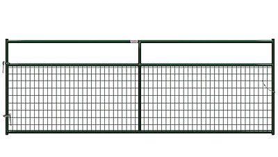 12' Wire-filled Gate, 50 In H X 1.67 In W, Green
