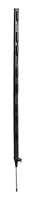 Fi-Shock Zareba A-48B Step-In Fence Post, 4 ft, Black Polypropylene