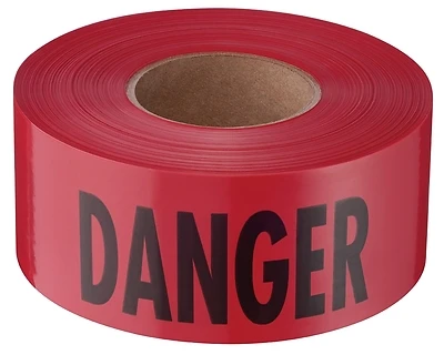 Level 272-71-1004 100 Ft. Red Danger Barricade Tape For Safety