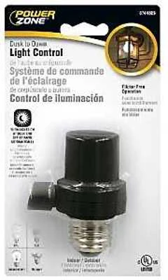Photocell Adapter With Mechanical Switch For Cfl, Led, Halogen, And Incandescent Bulbs
