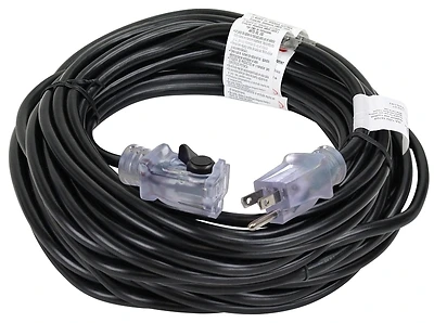 80 Feet Sjtw 16/3 Locking Extension Cord With Power Indicator Light