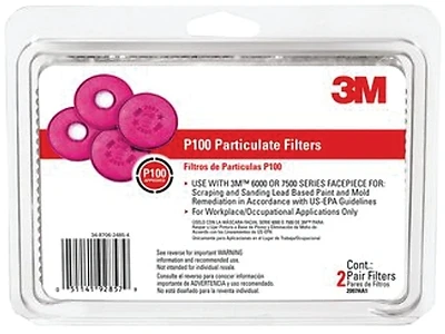 P100 Paint Sanding Respirator 6000-series With Particulate Filters