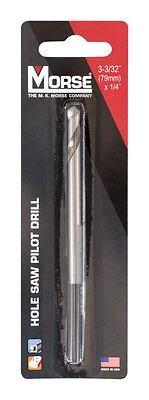 3-3/32 In. Hardened Steel Hole Saw Pilot Bit 1/4 In. Model Mapd3c-card-ob