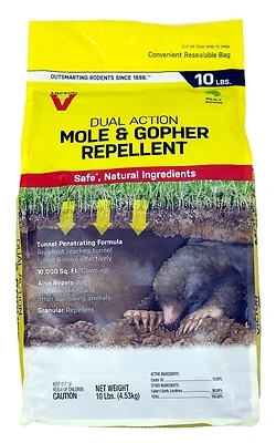10 Lbs. Sweeney's Mole And Gopher Repellent Granules - Effective Animal Deterrent