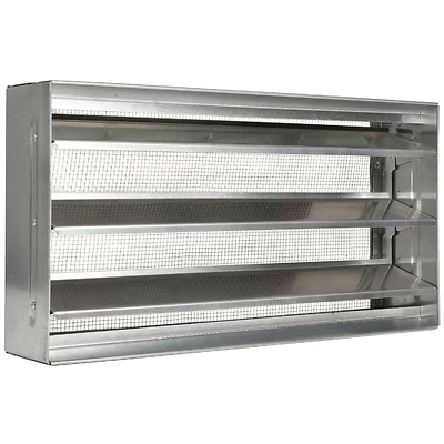 8 In. H X 15.38 In. W Mill Aluminum Foundation Vent - Model Bvsii