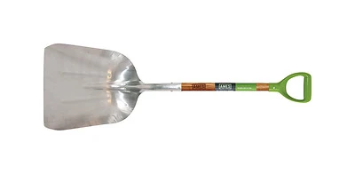 44.5 In. Aluminum Scoop Transfer Shovel With Hardwood Handle