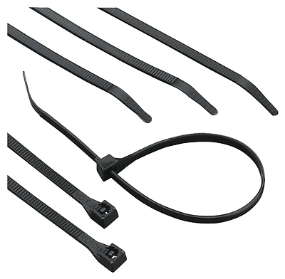 11 In. L Black Cable Tie, 100 Pk, Model 73273 - Durable & Reliable
