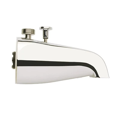 Plumb Pak PP825-32 Bathtub Spout With Diverter, Chrome, 1/2-3/4 In IPS
