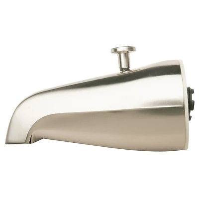Plumb Pak PP825-31 Bathtub Spout with Diverter, Chrome, 3/4 In IPS