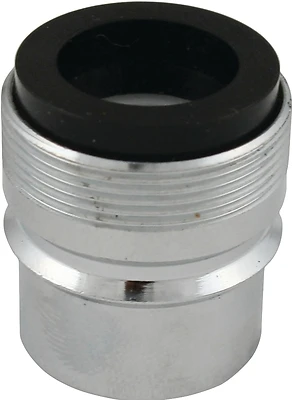 Plumb Pak PP800-3LF Chrome Dishwasher Adapter, 55/64 In.-27 x 15/16 In.-27