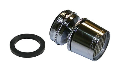 Plumb Pak PP800-4LF Chrome Faucet Aerator, Dual Thread, 1.5 GPM