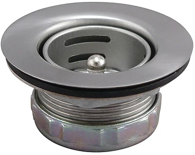 3-in Stainless Steel Fixed Post Kitchen Sink Strainer For 2 To 2-1/2 In. Openings