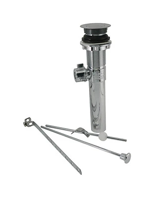 1-1/4 In. Chrome Plastic Pop-up Pull Rod Assembly Model Pp22070
