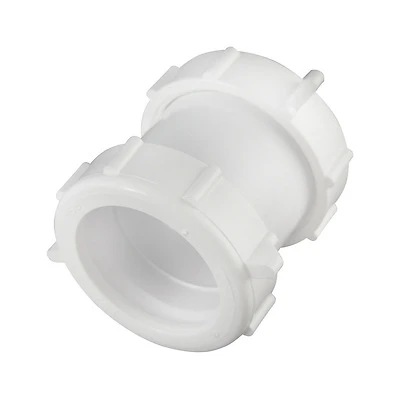 1-1/2 In. Diameter X 6.13 In. Length Plastic Straight Extension Coupling