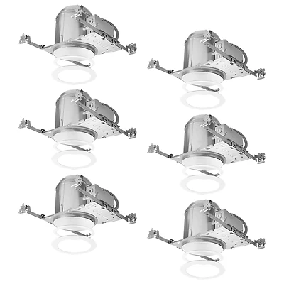 H7icat6100wb 6-inch Recessed Housing With Trim For Insulation Contact
