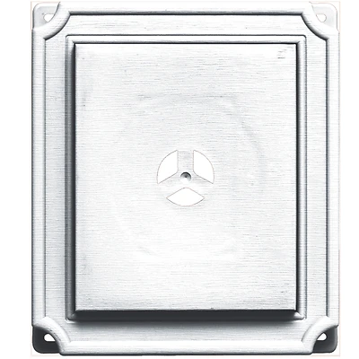 7 In. H X 1-1/2 In. L Prefinished White Vinyl Mounting Block