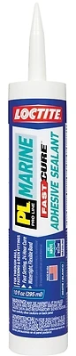 Marine Fast Cure 10.1-oz White Paintable Advanced Sealant Caulk