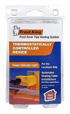 Frost King 09900A Roof Cable Thermostat, 125V 15A